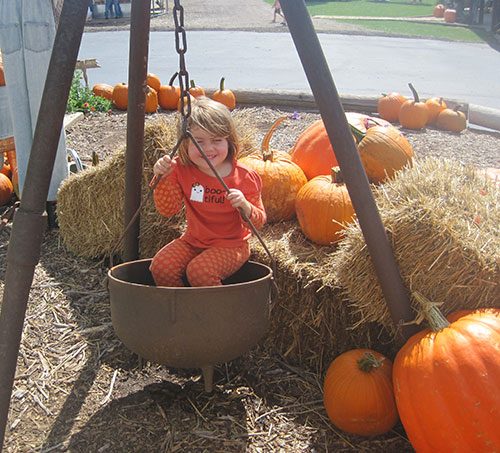 The Walters' Farm Pumpkin Patch and Corn Maze near Wichita, Kansas is full of great photo opportunities and family fun!